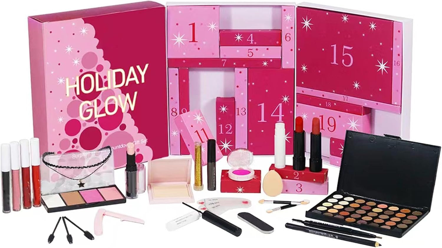 Beauty Advent Calendar - 24-Days Beauty Cosmetic Giftss Set for Women and Girls,Makeup Advent Calendar,Beauty Christmas Countdown Set for Women Girls Teens