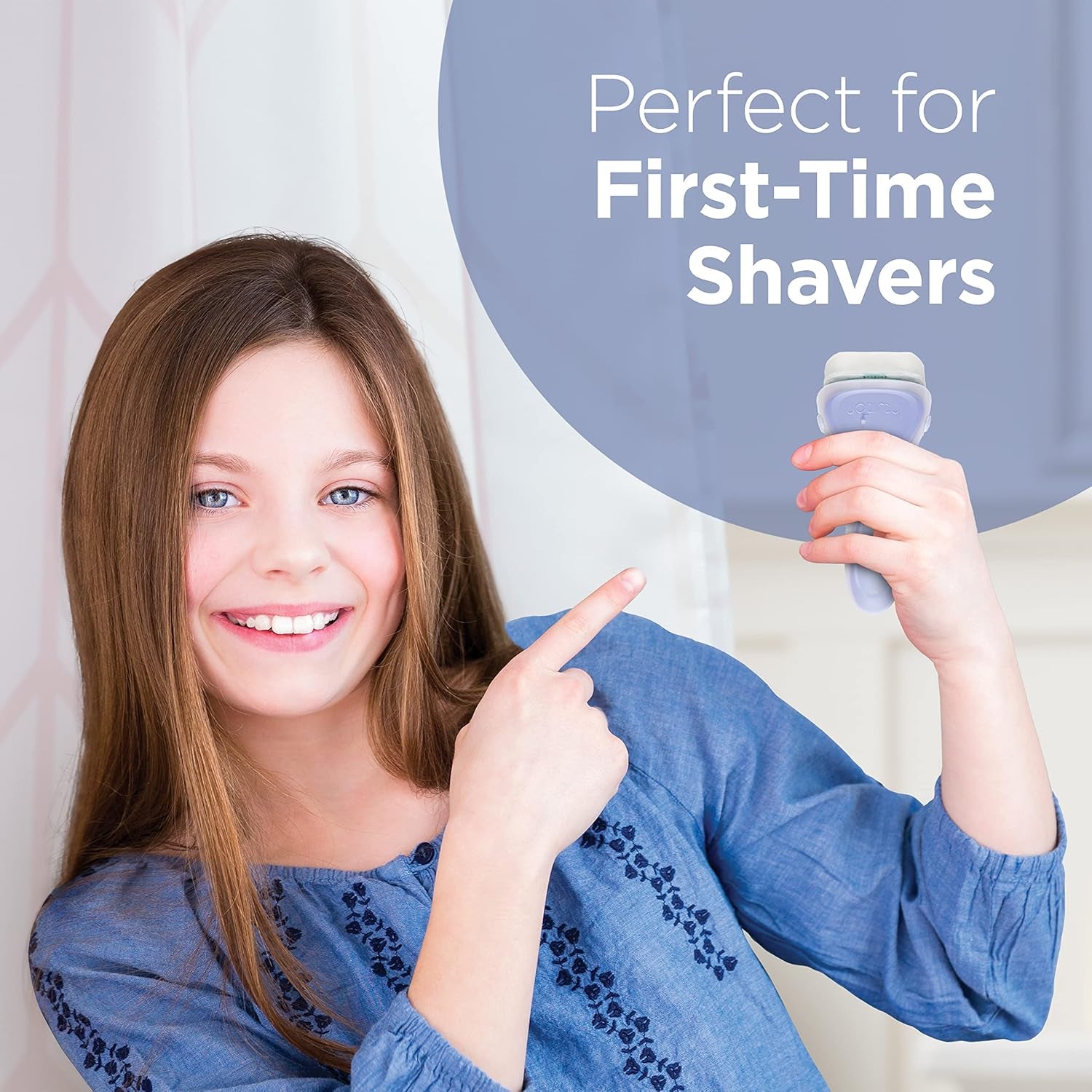 Intuition Pure Nourishment Razor for Women with 2 Moisturizing Razor Blade Refills with Coconut Milk and Almond Oil